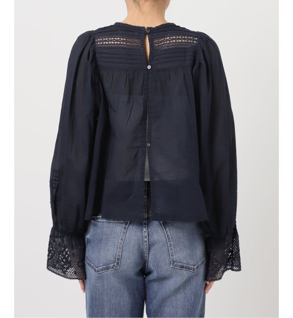 Spick and Span「《予約》ne Quittez pas / ヌキテパ 別注Pintuck & Lace Blouse*」|シャツ・ブラウス|