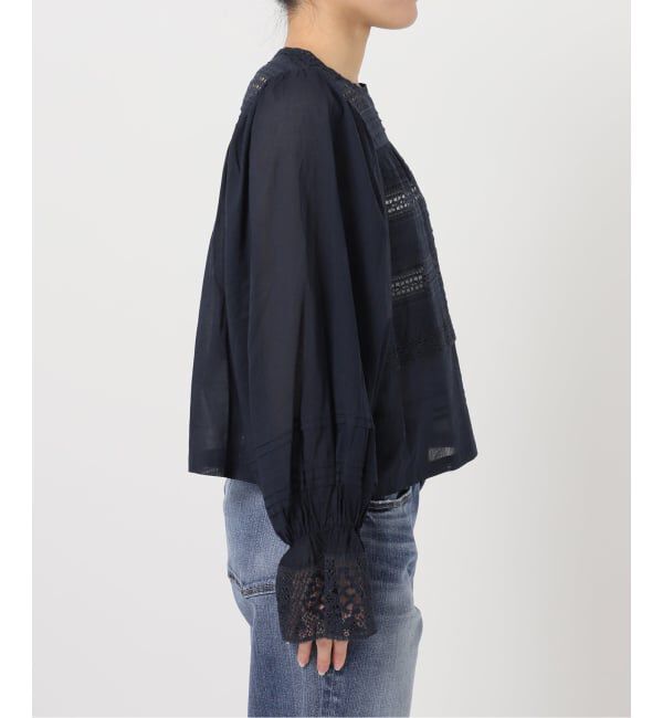 Spick and Span「《予約》ne Quittez pas / ヌキテパ 別注Pintuck & Lace Blouse*」|シャツ・ブラウス|