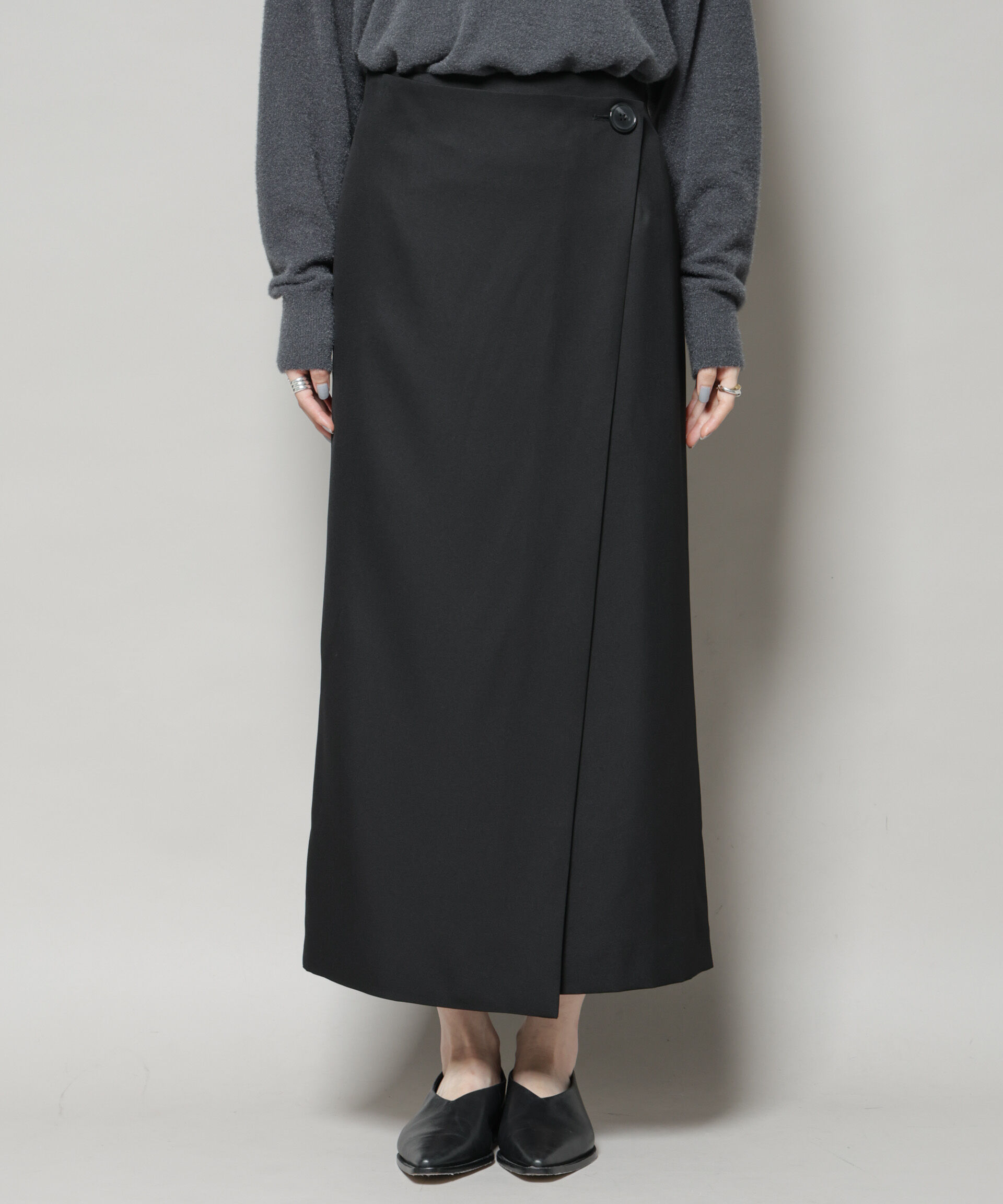 nano･universe「ラップ風スカート」|スカート|