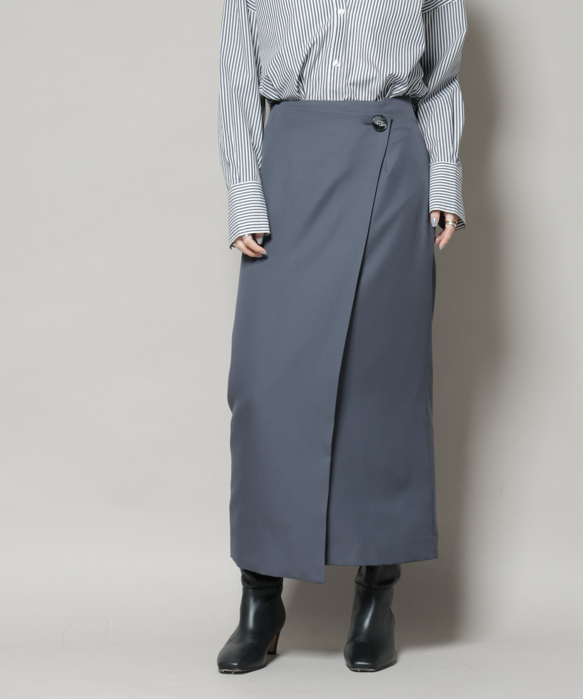 nano･universe「ラップ風スカート」|スカート|