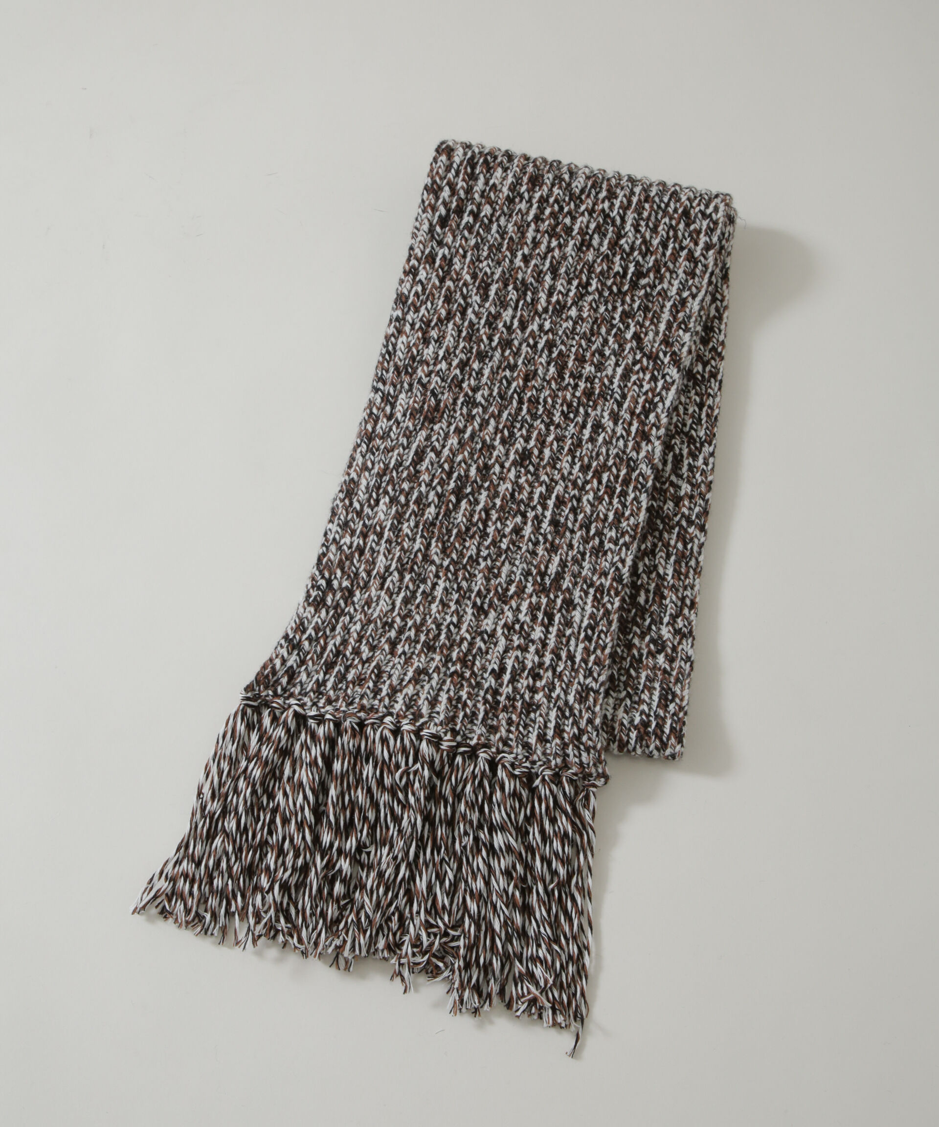 nano･universe「ミックスカラーニットストール」|マフラー|