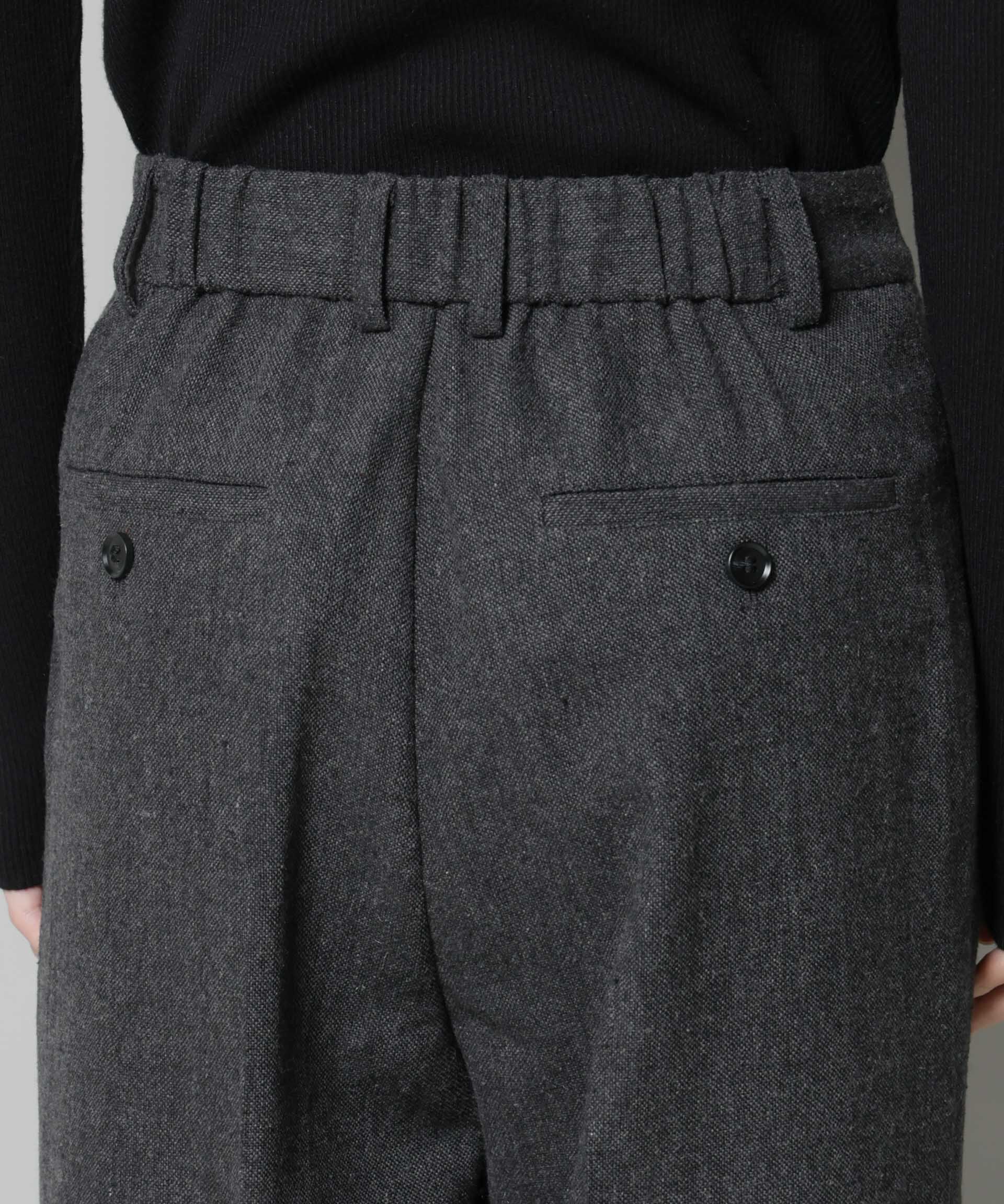 nano･universe「ツイードワンタックパンツ」|チノ|