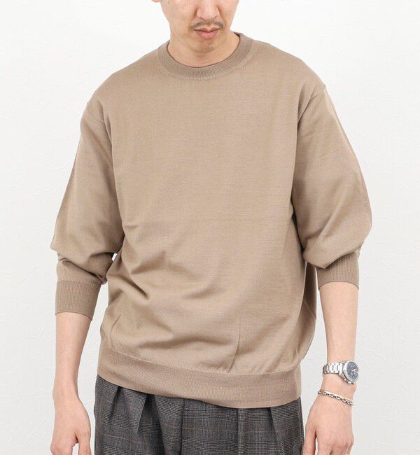 NOLLEY'S goodman「ウォッシャブル クルーネックニット 25AW」|ニット・セーター|ベージュ