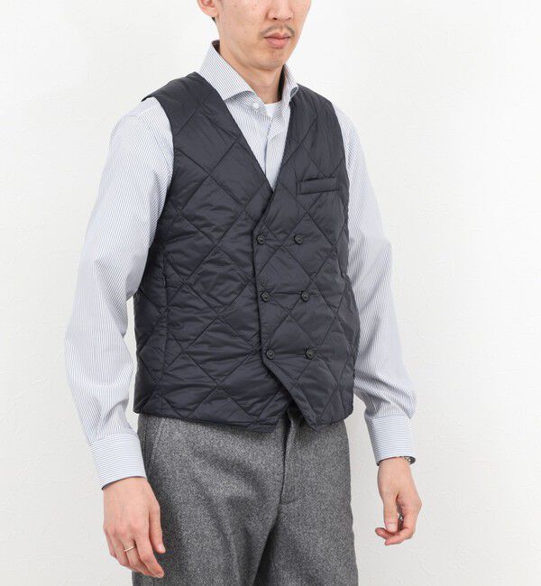NOLLEY'S goodman「【TAION/タイオン】W-BREASTED SNAP BUTTON DOWN GILET 25AW」|ダウンベスト・ベスト|