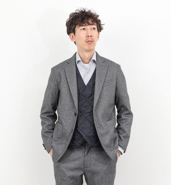 NOLLEY'S goodman「【TAION/タイオン】W-BREASTED SNAP BUTTON DOWN GILET 25AW」|ダウンベスト・ベスト|