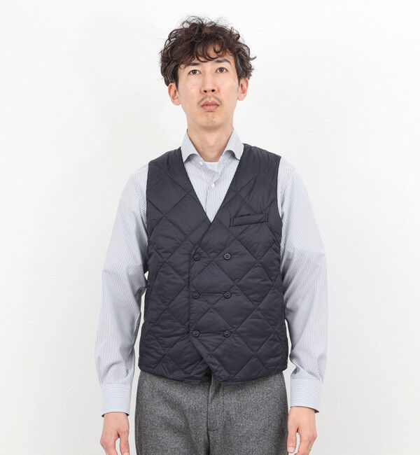 NOLLEY'S goodman「【TAION/タイオン】W-BREASTED SNAP BUTTON DOWN GILET 25AW」|ダウンベスト・ベスト|