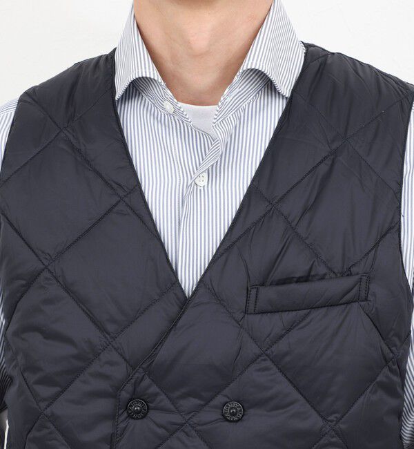 NOLLEY'S goodman「【TAION/タイオン】W-BREASTED SNAP BUTTON DOWN GILET 25AW」|ダウンベスト・ベスト|