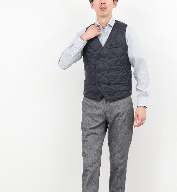 NOLLEY'S goodman「【TAION/タイオン】W-BREASTED SNAP BUTTON DOWN GILET 25AW」|ダウンベスト・ベスト|