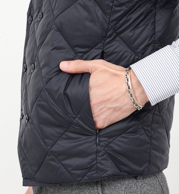NOLLEY'S goodman「【TAION/タイオン】W-BREASTED SNAP BUTTON DOWN GILET 25AW」|ダウンベスト・ベスト|