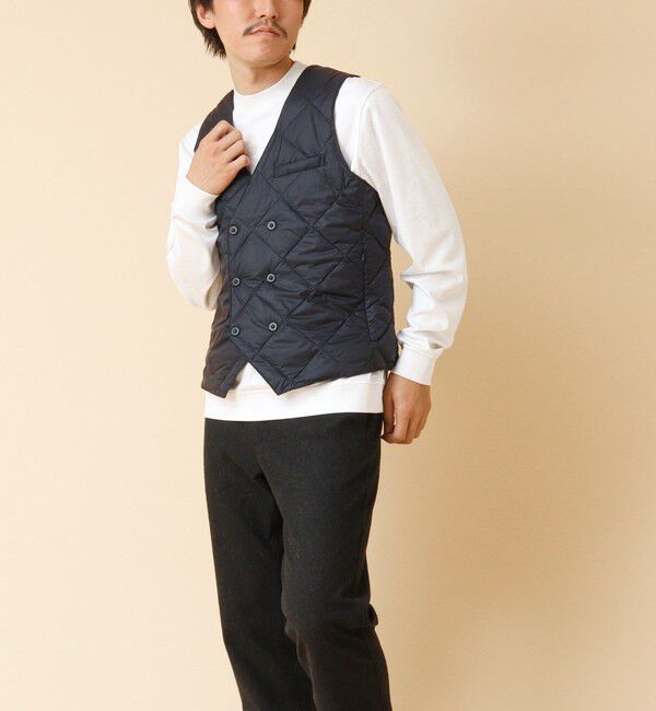 NOLLEY'S goodman「【TAION/タイオン】W-BREASTED SNAP BUTTON DOWN GILET 25AW」|ダウンベスト・ベスト|