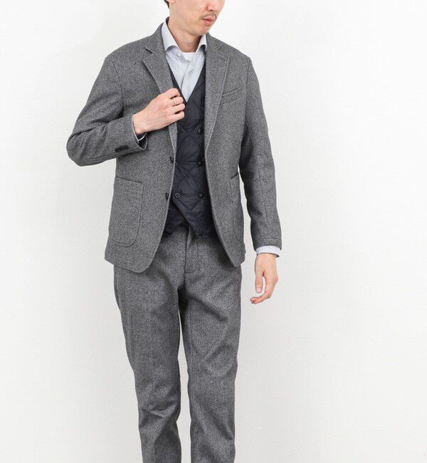 NOLLEY'S goodman「【TAION/タイオン】W-BREASTED SNAP BUTTON DOWN GILET 25AW」|ダウンベスト・ベスト|