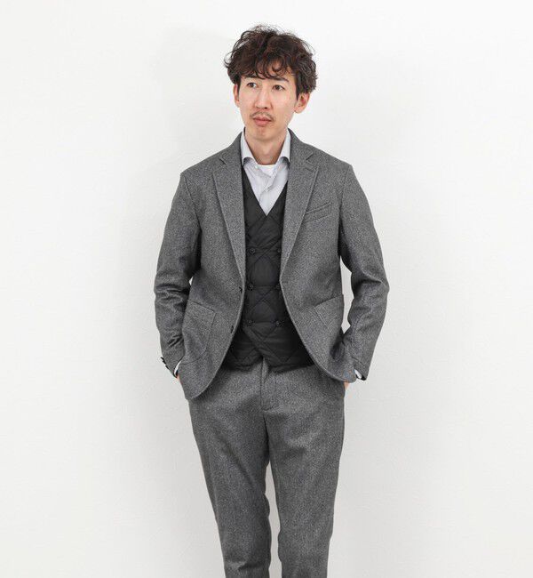 NOLLEY'S goodman「【TAION/タイオン】W-BREASTED SNAP BUTTON DOWN GILET 25AW」|ダウンベスト・ベスト|