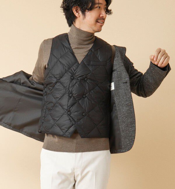 NOLLEY'S goodman「【TAION/タイオン】W-BREASTED SNAP BUTTON DOWN GILET 25AW」|ダウンベスト・ベスト|