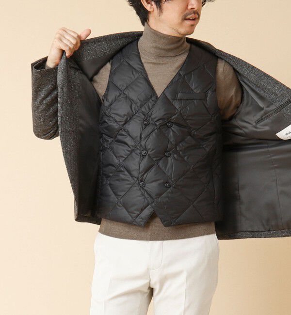 NOLLEY'S goodman「【TAION/タイオン】W-BREASTED SNAP BUTTON DOWN GILET 25AW」|ダウンベスト・ベスト|