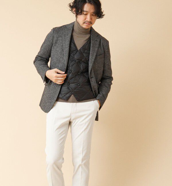 NOLLEY'S goodman「【TAION/タイオン】W-BREASTED SNAP BUTTON DOWN GILET 25AW」|ダウンベスト・ベスト|