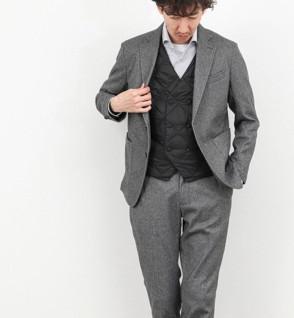 NOLLEY'S goodman「【TAION/タイオン】W-BREASTED SNAP BUTTON DOWN GILET 25AW」|ダウンベスト・ベスト|