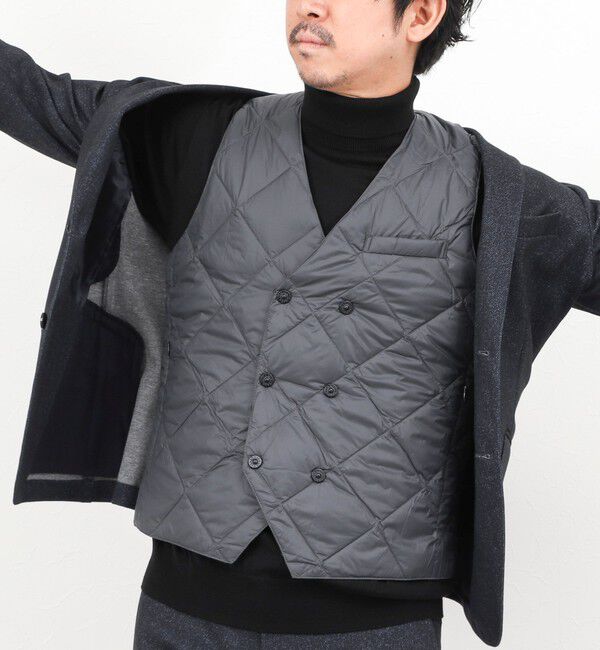 NOLLEY'S goodman「【TAION/タイオン】W-BREASTED SNAP BUTTON DOWN GILET 25AW」|ダウンベスト・ベスト|