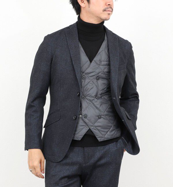 NOLLEY'S goodman「【TAION/タイオン】W-BREASTED SNAP BUTTON DOWN GILET 25AW」|ダウンベスト・ベスト|