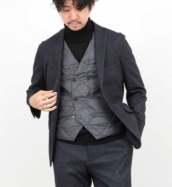 NOLLEY'S goodman「【TAION/タイオン】W-BREASTED SNAP BUTTON DOWN GILET 25AW」|ダウンベスト・ベスト|