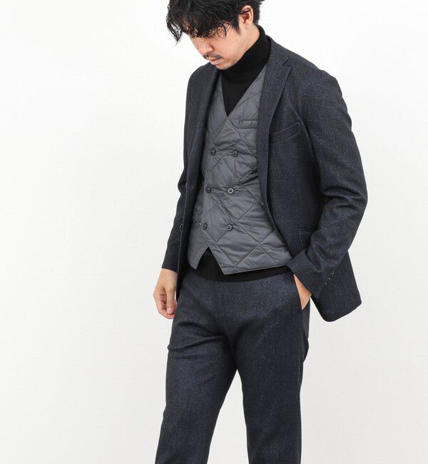 NOLLEY'S goodman「【TAION/タイオン】W-BREASTED SNAP BUTTON DOWN GILET 25AW」|ダウンベスト・ベスト|