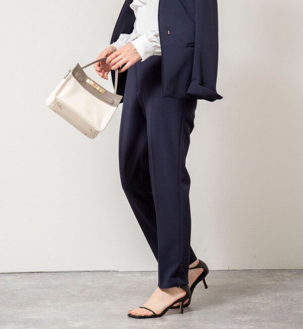 NOLLEY'S sophi「《セットアップ対応》ウォッシャブルWクロス2WAYストレッチテーパードパンツ」|その他|