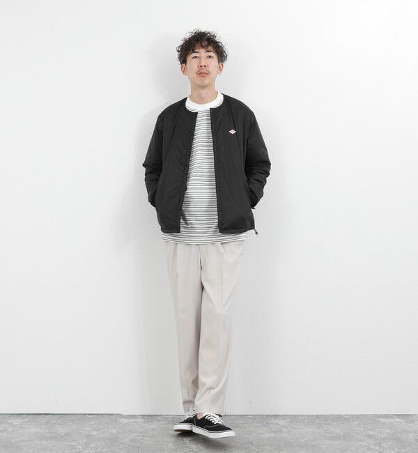 NOLLEY'S goodman「【DANTON/ダントン】DT-A0633SNT INSULATION COLLARLESS JACKET 26SS」|ブルゾン・スタジャン|