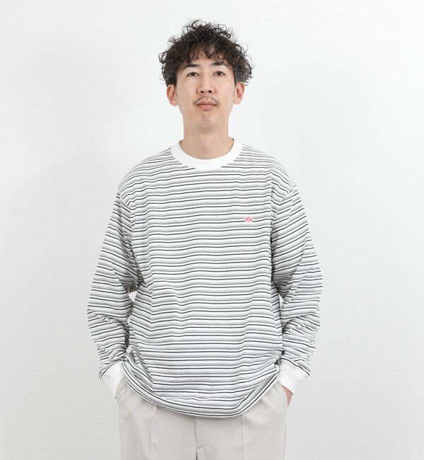 NOLLEY'S goodman「【DANTON/ダントン】DT-C0200TCB STRIPE LONG SLEEVE T-SHIRT 26SS」|Tシャツ・カットソー|