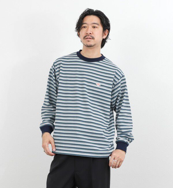 NOLLEY'S goodman「【DANTON/ダントン】DT-C0200TCB STRIPE LONG SLEEVE T-SHIRT 26SS」|Tシャツ・カットソー|
