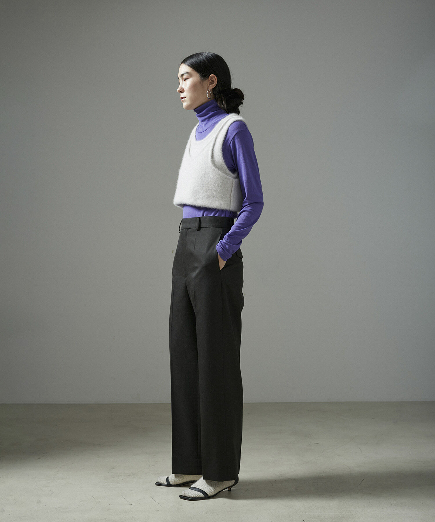 SALON adam et rope'「フォックスカシミヤ2WAYタンクトップ」|タンクトップ|