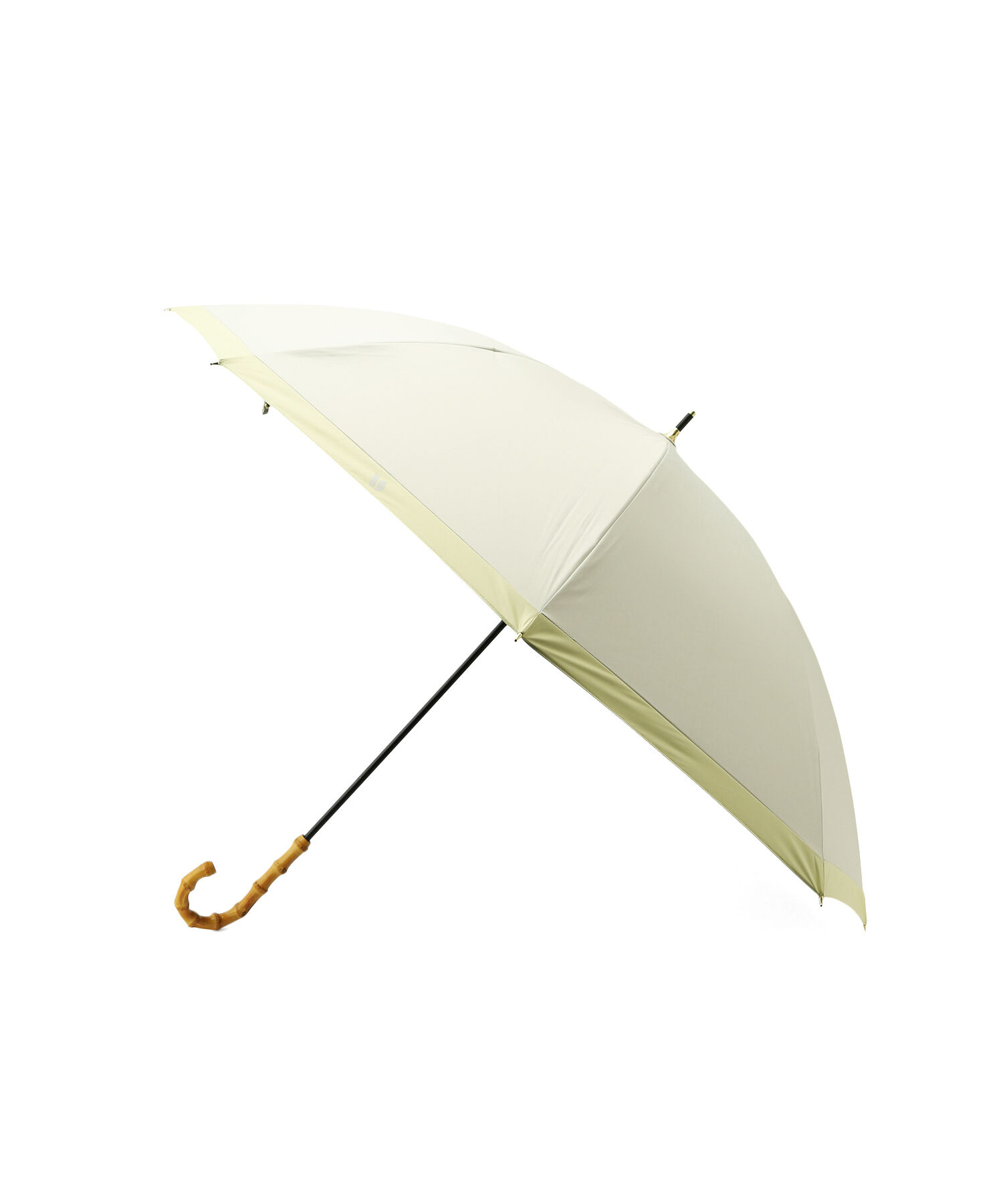 VIS「【晴雨兼用/遮光率100%】バンブーハンドルアンブレラ」|傘|