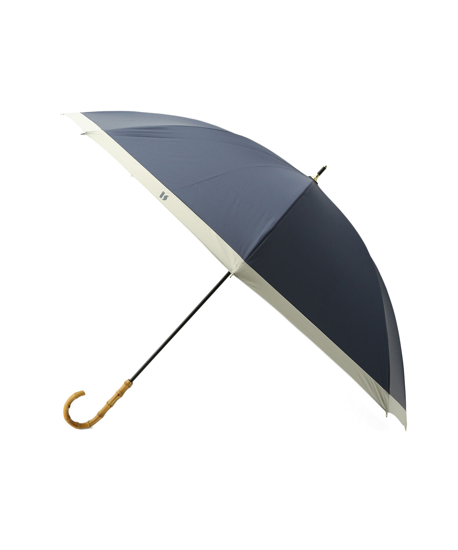 VIS「【晴雨兼用/遮光率100%】バンブーハンドルアンブレラ」|傘|