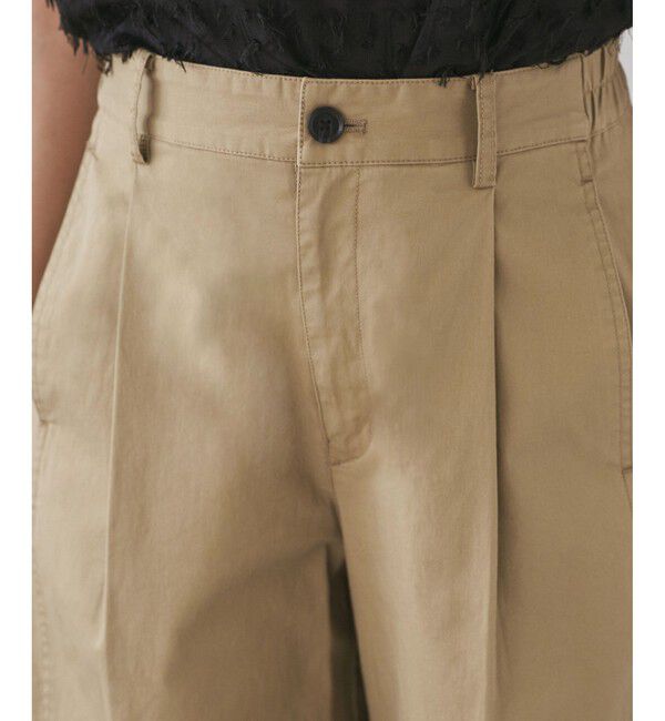 VIS「バレルシルエットコットンパンツ」|チノ|