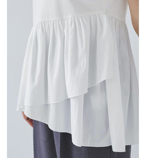 VIS「ペプラムドッキングプルオーバー」|Tシャツ・カットソー|