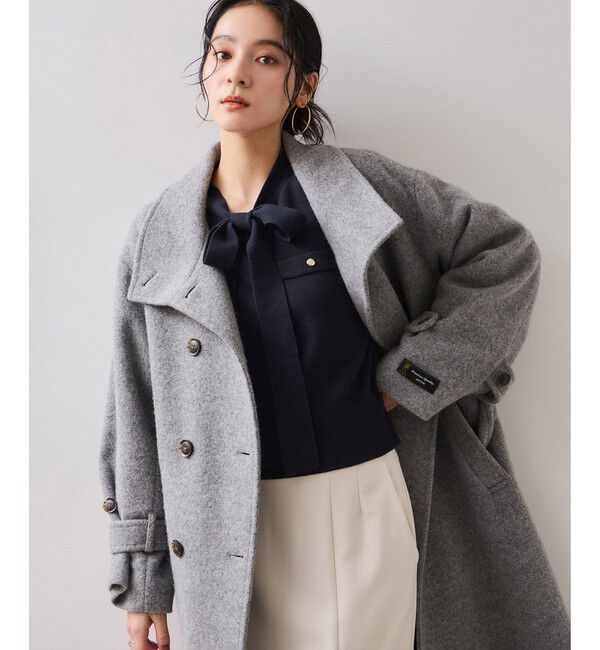 VIS「ニットリボン付きプルオーバー」|ニット・セーター|