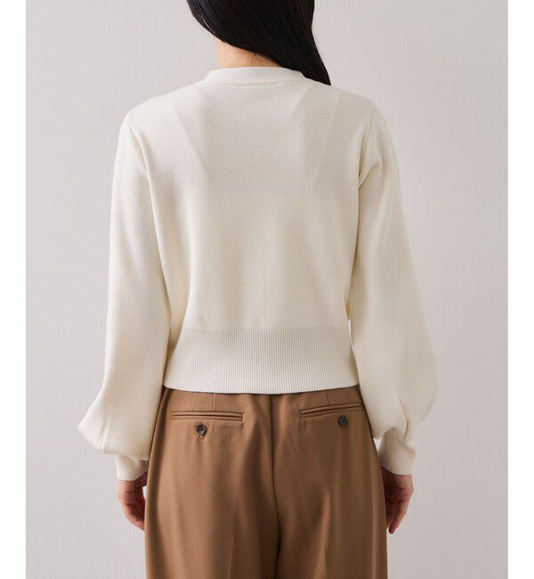 VIS「ニットリボン付きプルオーバー」|ニット・セーター|