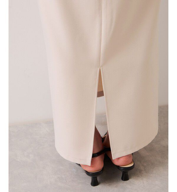 VIS「【WEB限定】美easyコンフォートツイルペプラム切替キャミワンピース/イージーケア・UVケア」|ワンピース|