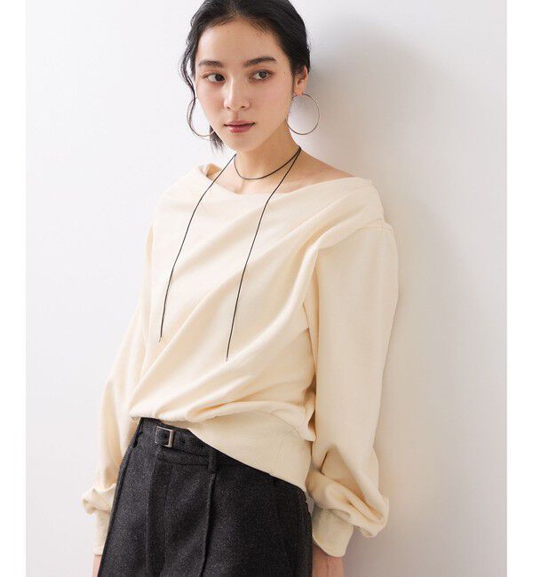 VIS「ドレープスウェットプルオーバー」|スウェット・ジャージ|