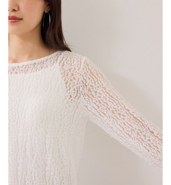 VIS「フレアスリーブレーストップス」|Tシャツ・カットソー|