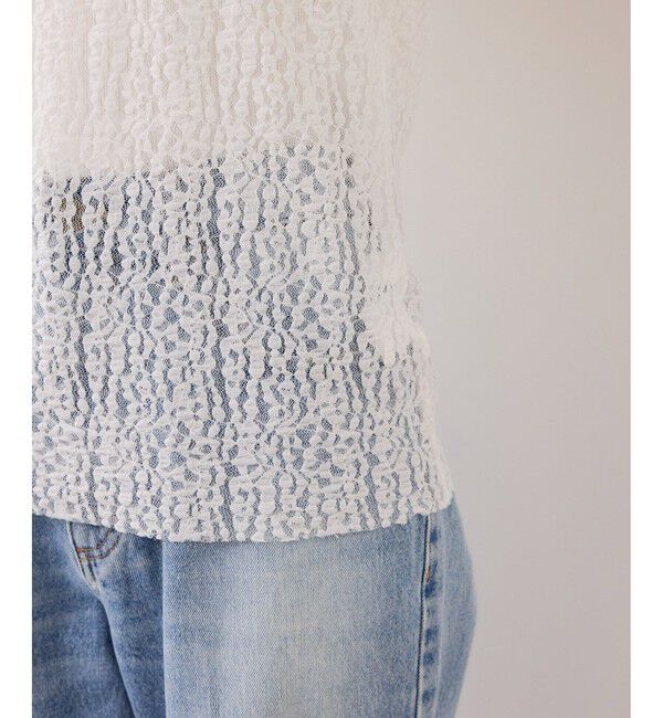 VIS「フレアスリーブレーストップス」|Tシャツ・カットソー|