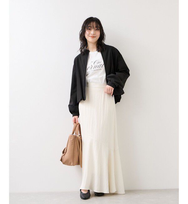 VIS「ボリュームバルーンブルゾン/UVケア・イージーケア」|ブルゾン・スタジャン|