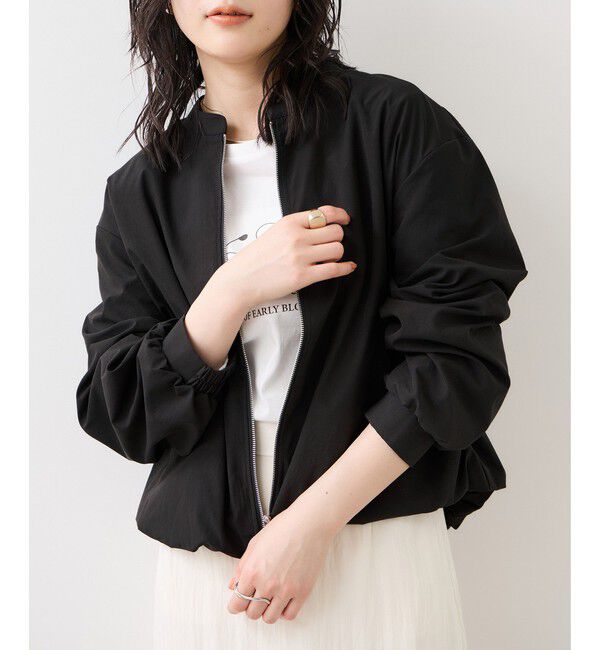 VIS「ボリュームバルーンブルゾン/UVケア・イージーケア」|ブルゾン・スタジャン|