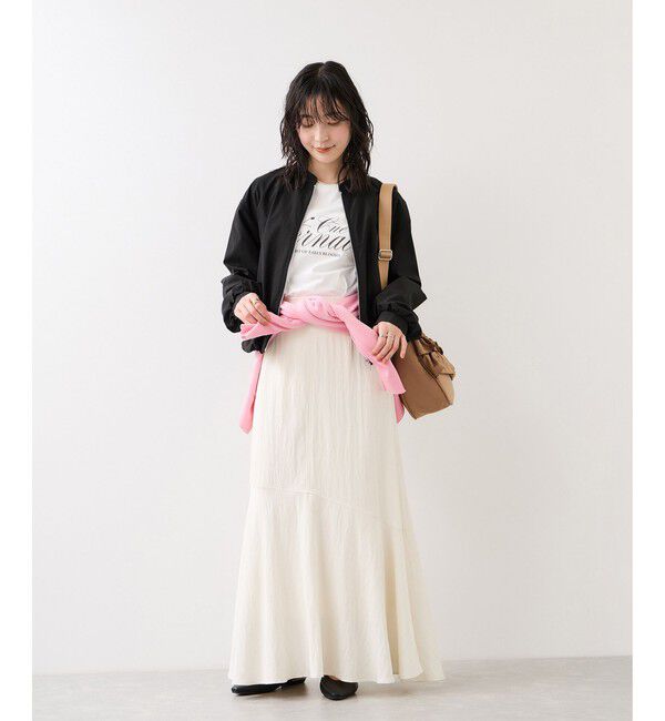 VIS「ボリュームバルーンブルゾン/UVケア・イージーケア」|ブルゾン・スタジャン|