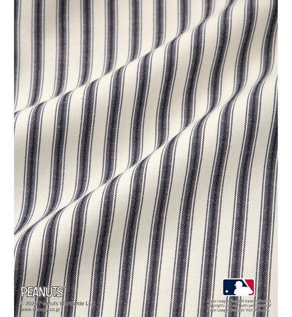 Rope&rsquo;Picnic「【PEANUTS&times;MLB COLLECTION by ROPE' PICNIC】オーバーサイズシャツ」|シャツ・ブラウス|