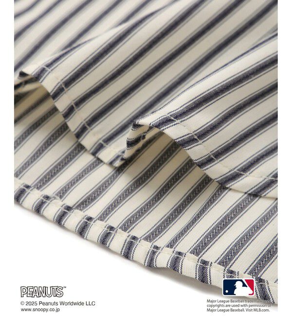 Rope&rsquo;Picnic「【PEANUTS&times;MLB COLLECTION by ROPE' PICNIC】オーバーサイズシャツ」|シャツ・ブラウス|