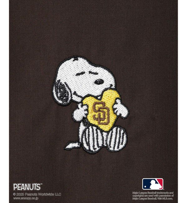 Rope&rsquo;Picnic「【PEANUTS&times;MLB COLLECTION by ROPE' PICNIC】オーバーサイズシャツ」|シャツ・ブラウス|