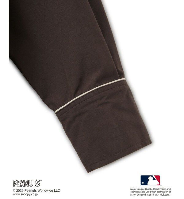 Rope&rsquo;Picnic「【PEANUTS&times;MLB COLLECTION by ROPE' PICNIC】オーバーサイズシャツ」|シャツ・ブラウス|