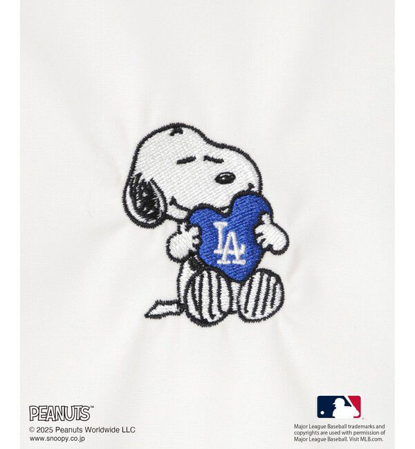 Rope&rsquo;Picnic「【PEANUTS&times;MLB COLLECTION by ROPE' PICNIC】オーバーサイズシャツ」|シャツ・ブラウス|