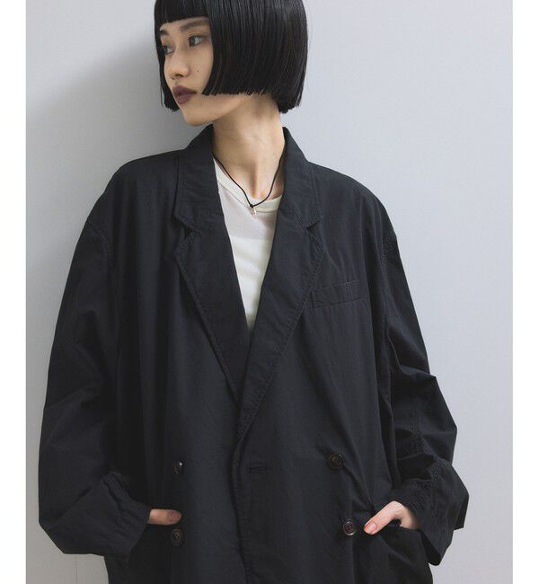ADAM ET ROPE'「【WEB限定】ダブルブレストシャツジャケット」|テーラードジャケット|