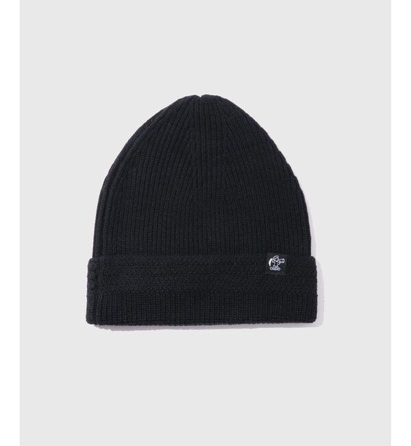 ADAM ET ROPE'「《WEB限定》【LOGAN for ADAM ET ROPE'】KNIT CAP / ユニセックス」|ニット帽|ブラック(01)
