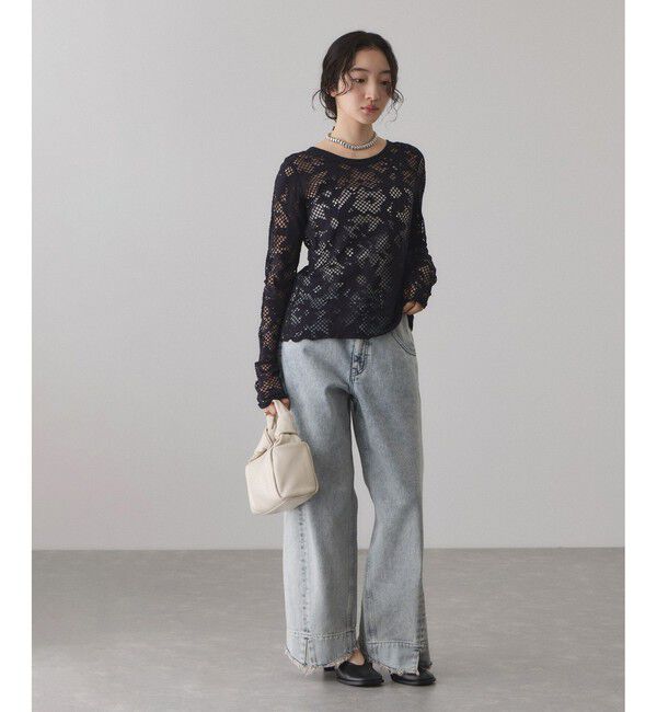 ADAM ET ROPE'「ルーズフィットアジャストデニム」|デニム|